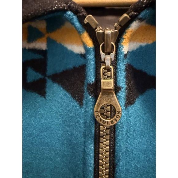 Pendleton Chief Joseph Bomber Jacket XL Aztec 90s Wool - Picture 3 of 6